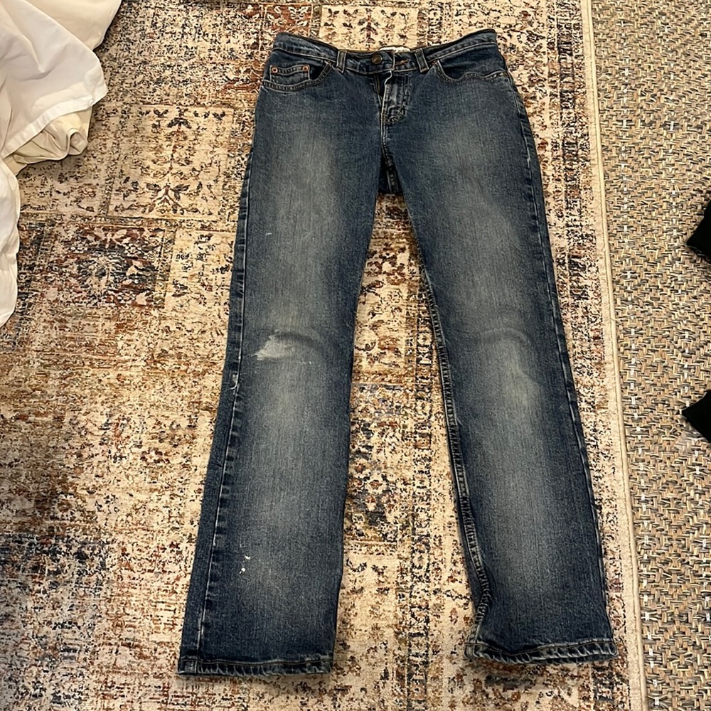 Old navy boot cut low rise jeans!